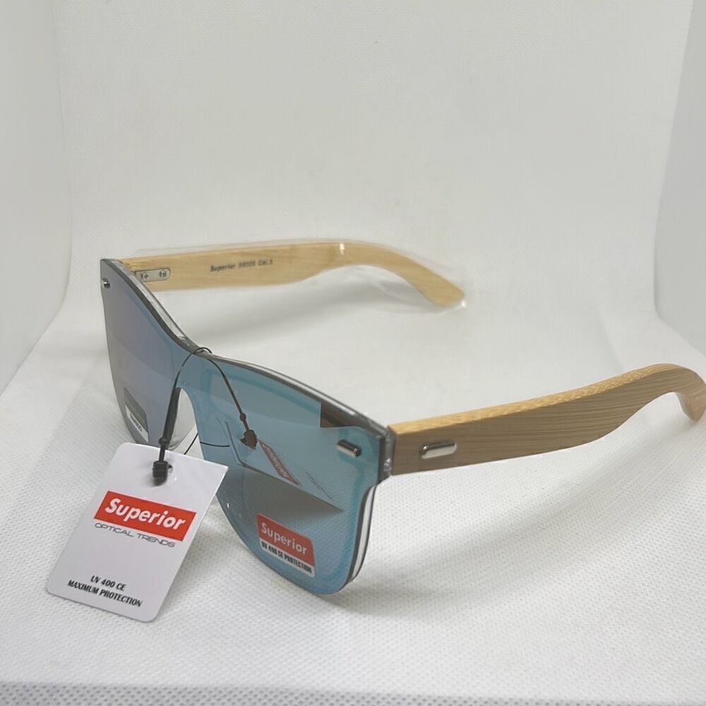 Superior Bamboo Unisex Wood Sunglasses
